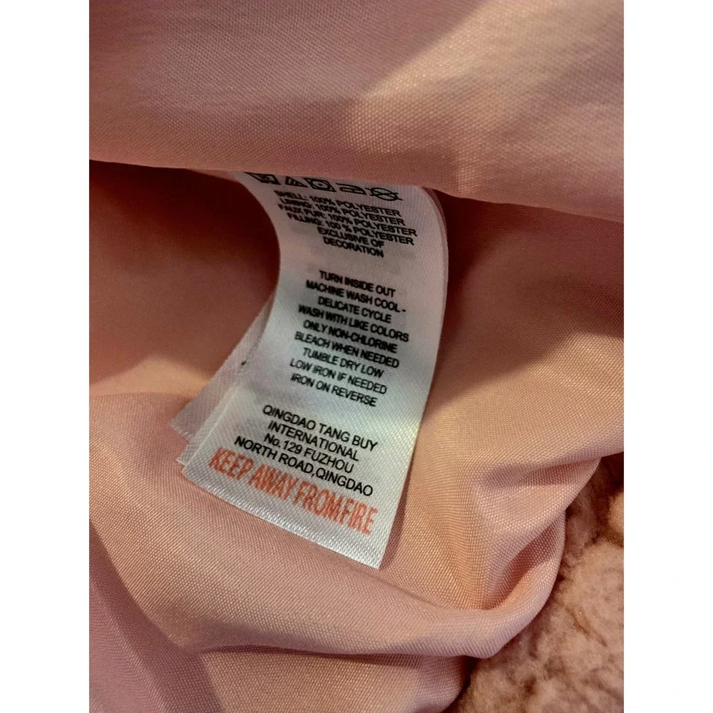 Mac Studio Kids. Size 12m. Pink Puffy Coat. Zipper. Girls. Excellent Condition.